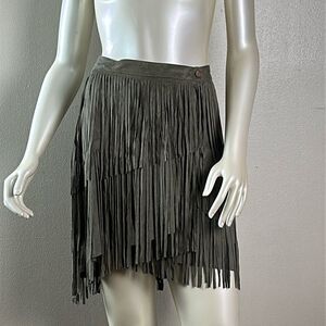 Women’s UMGEE soft fringe wrap skirt western fun medium M cowgirl